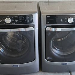 Set Maytag Maxima Steam Washer And Dryer Electric Steam