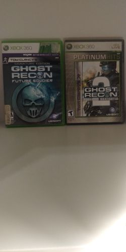 Ghost Recon Future Soldier and Ghost Recon 2 Advanced Warfighter for Xbox 360 - Untested