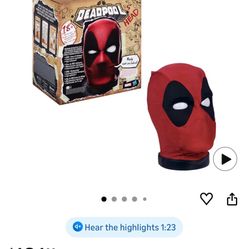 Deadpool Interactive Head Brand New In Box