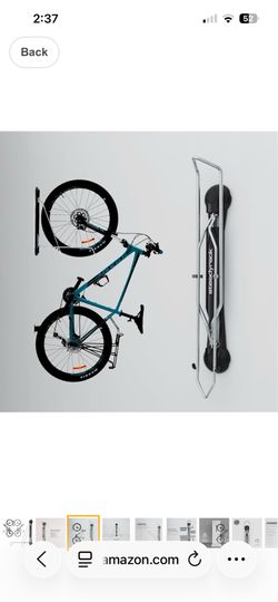 Steadyrack bicycle wall storage