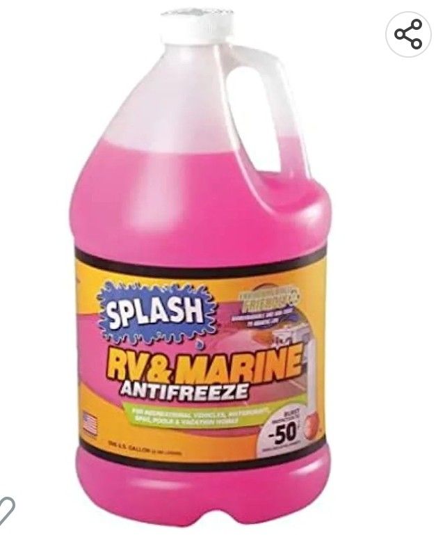 Pink Splash RV & Marine RV & Marine Antifreeze 1 Gallon Winterize Tanks & Pipes