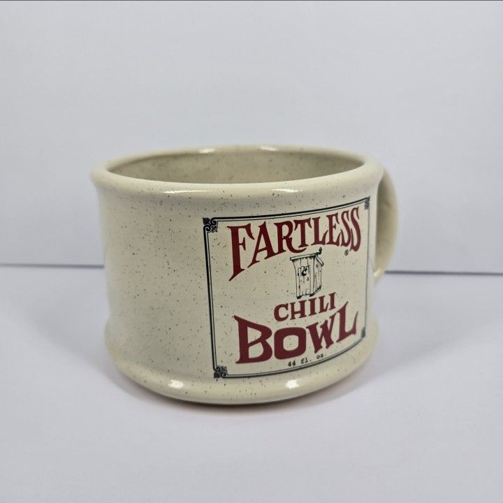 The Fartless Factory Chilli Bowl 44 FL Oz Gag Gift Father Day Heavy Ceramic Deco