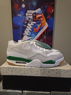 Size 12 - Nike Air Jordan 4 RM Pine Green White Gum Grey Men's