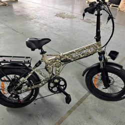 E-bike fat tire and foldable brand new
