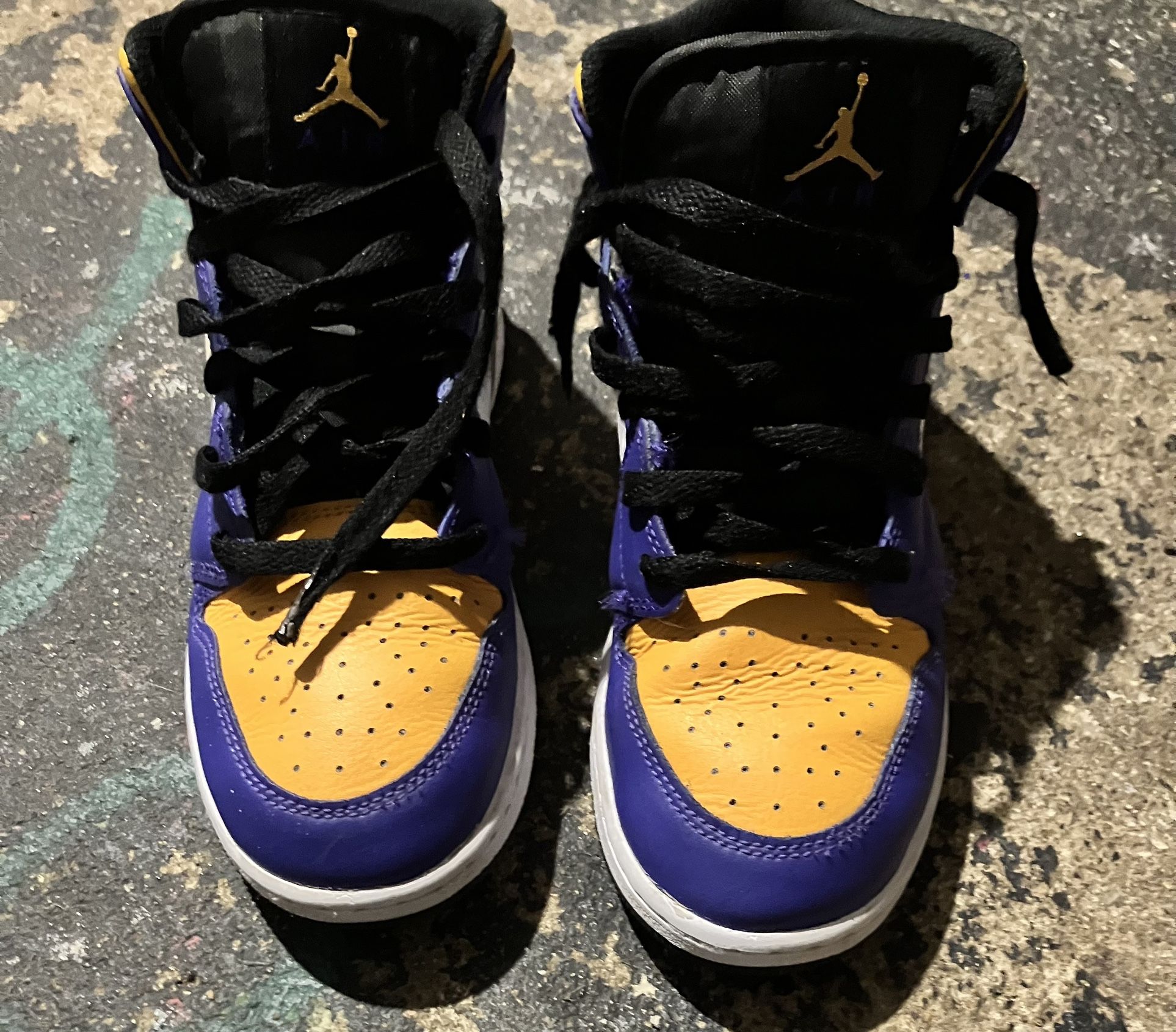 Jordan 1 Gs Lakers