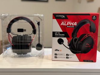 NEW HyperX Cloud Alpha Wireless Gaming Headset – Sealed/Unused