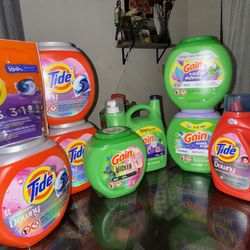 Tide And Gain Laundry Detergent 