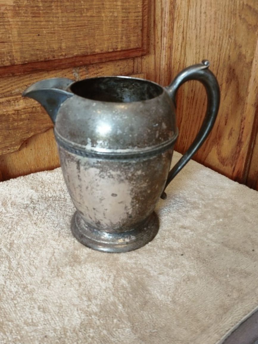 Silver Plated Antique Pitcher