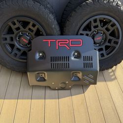 Black TRD skid plate 4 Runner