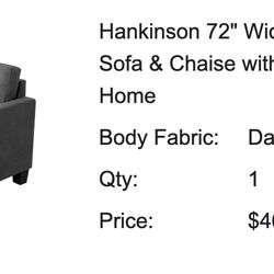 Hankinson 72” Sofa