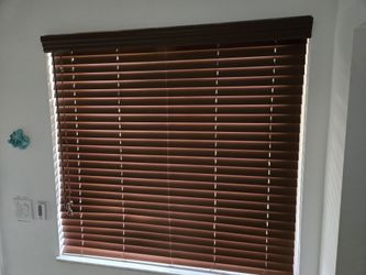 Wood Blinds Like New