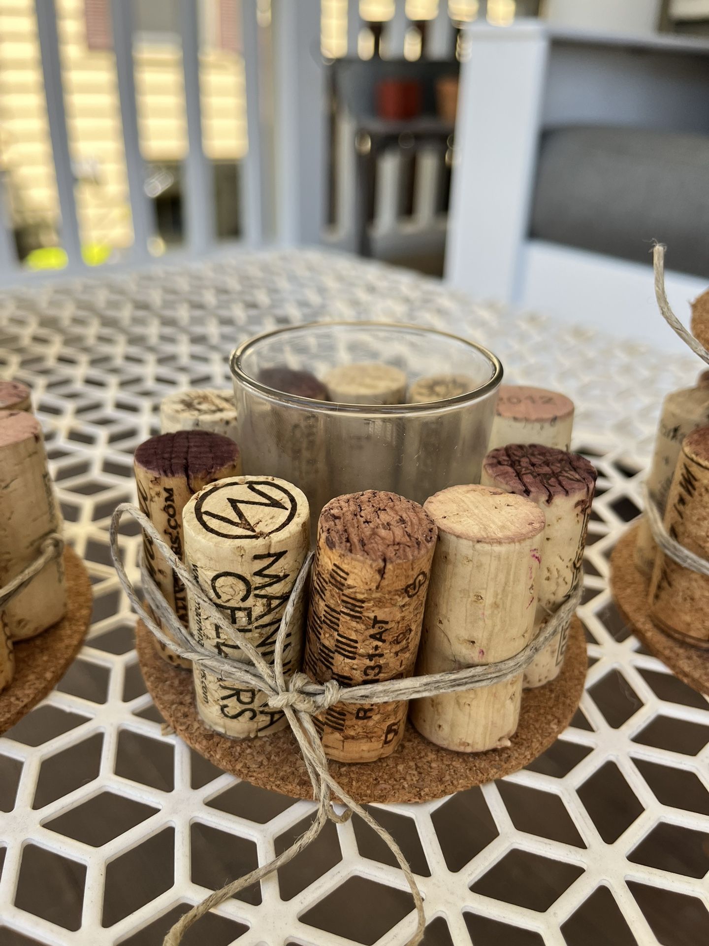 Wedding, Wine Cork Candles
