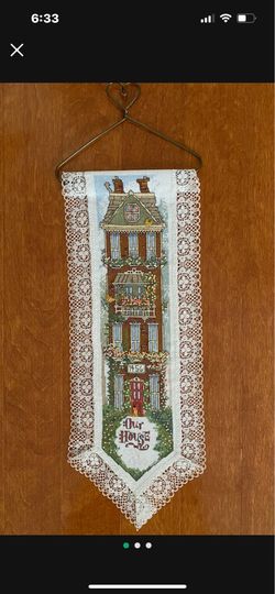 Hand stitched house