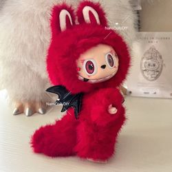 Labubu Red Devil Black Wings Popmart Zimomo 