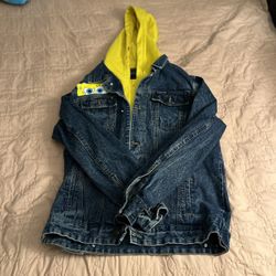 Members Only X Nickelodeon Spongebob Squarepants MidWash Denim Jacket