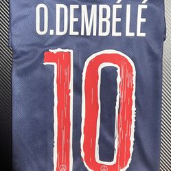 Ousmane Dembélé PSG Jersey #10