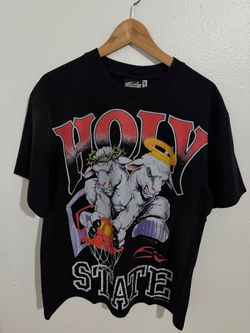 HELLSTAR HOLY STATE BLACK T-SHIRT NEW COLLECTION