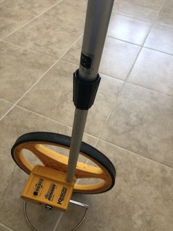 Keson RR318N Contractor Grade Measuring Wheel, Ft. & In., Ft. & In., 12-1/2-Inch Diameter🇺🇸 lightly used👍🏻