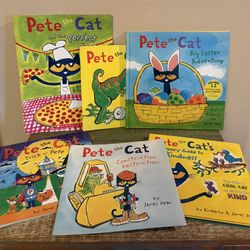 Pete The Cat Books Lot Of 6