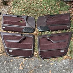 90-93 Honda Accord Cb7/cb9 Sedan/wagon RARE Purple Door Panels