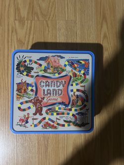 Rare Candy Land Tin Lunch Box Collectible From The Famous Board Game empty