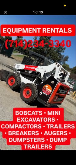 Bobcat mini excavator