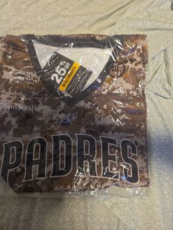 San Diego Padres Camo Jersey XL