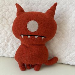 Ugly Doll Red Ugly Dog Plush Stuffed Animal  One Eye 