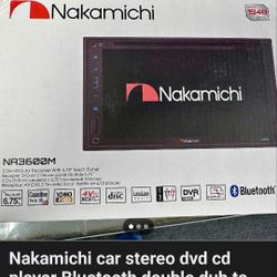 Nakamichi car stereo dvd cd player Bluetooth double dub touch screen