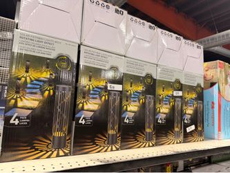 4-Pack Outdoor Pathway Lights