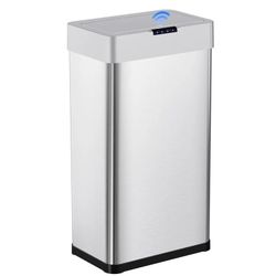 Stainless Steel 21Gal  Automatic Lid Trash Can 