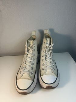 White Platform Converse