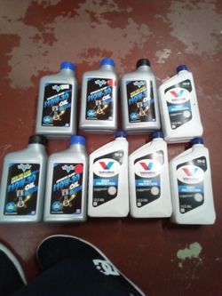 10W-30 Motor Oil Lot of 9 Quarts