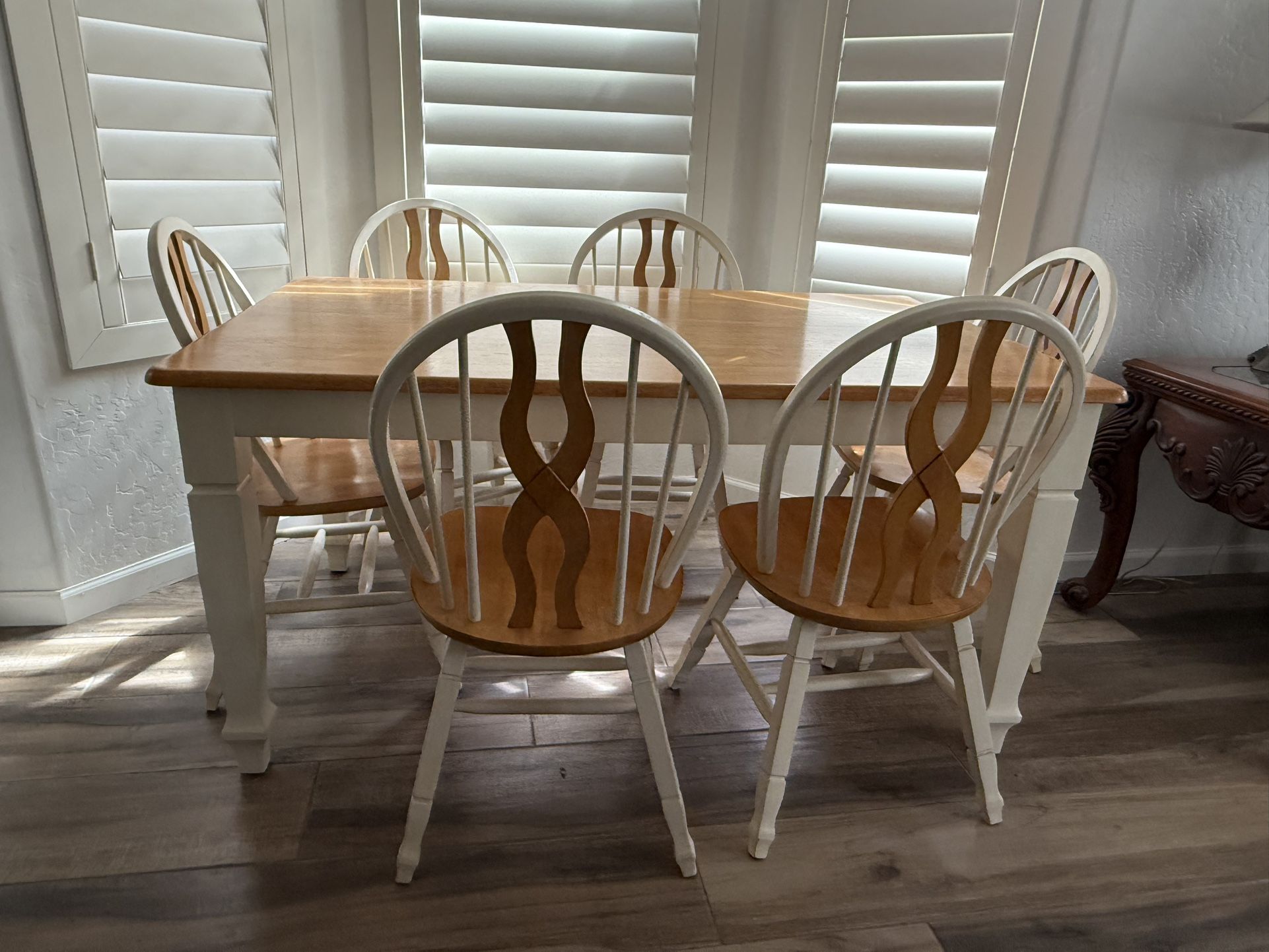 Dining Table Set with 6 Chairs