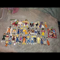 Huge vintage Dragon Ball Z figure lot 90s-00s VGUC rare collection 35 figures