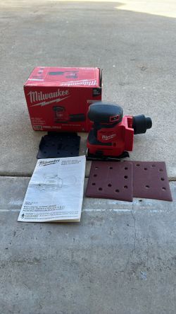 Milwaukee M18 18V Lithium-lon Cordless 1/4 in. Sheet Sander (Tool-Only)