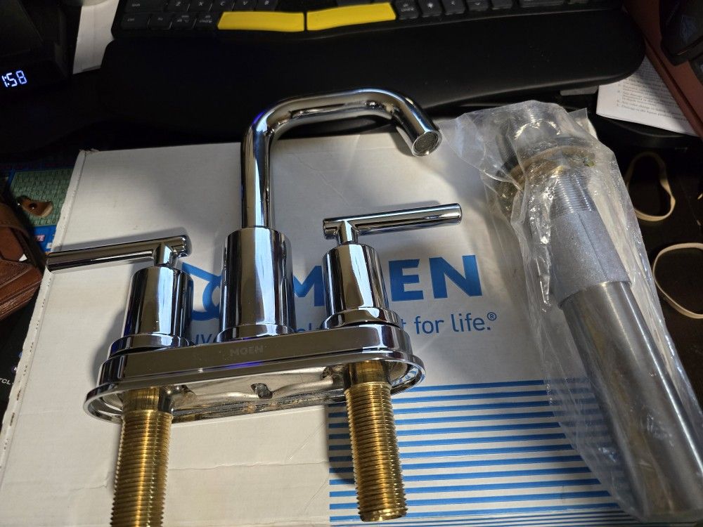 Mowen Gibson Chrome 2 handle sooner, set bathroom faucet.