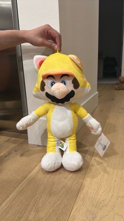 NWT Super Mario Cat Mario Plush Nintendo Stuffed Animal