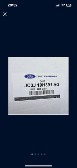 (4) Ford OEM Backup Camera Kits JC3J 19H391 AG