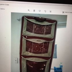 Rubbermaid Hanging On The Door Organizer