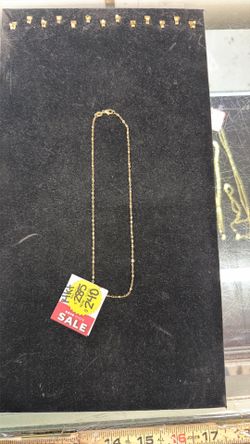 Small james avery 14k gold necklace 14in