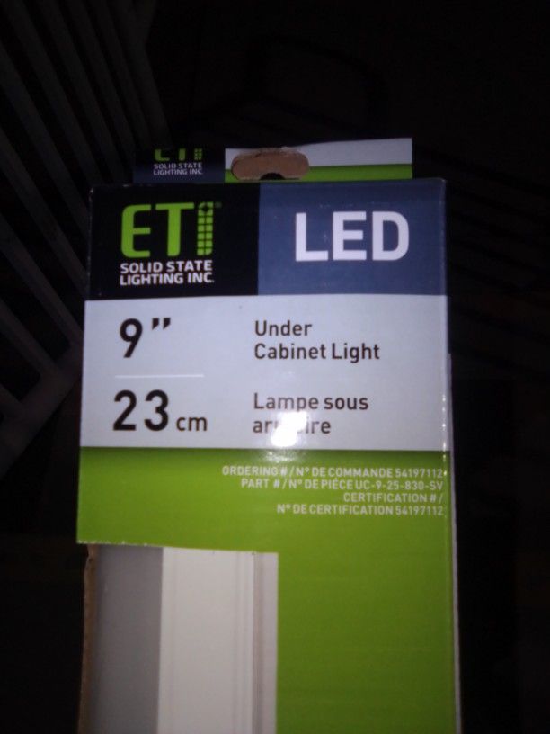 LED Lights 9" Under the cabinet light.