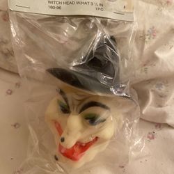 Very Vintage Rubber Witch Head
