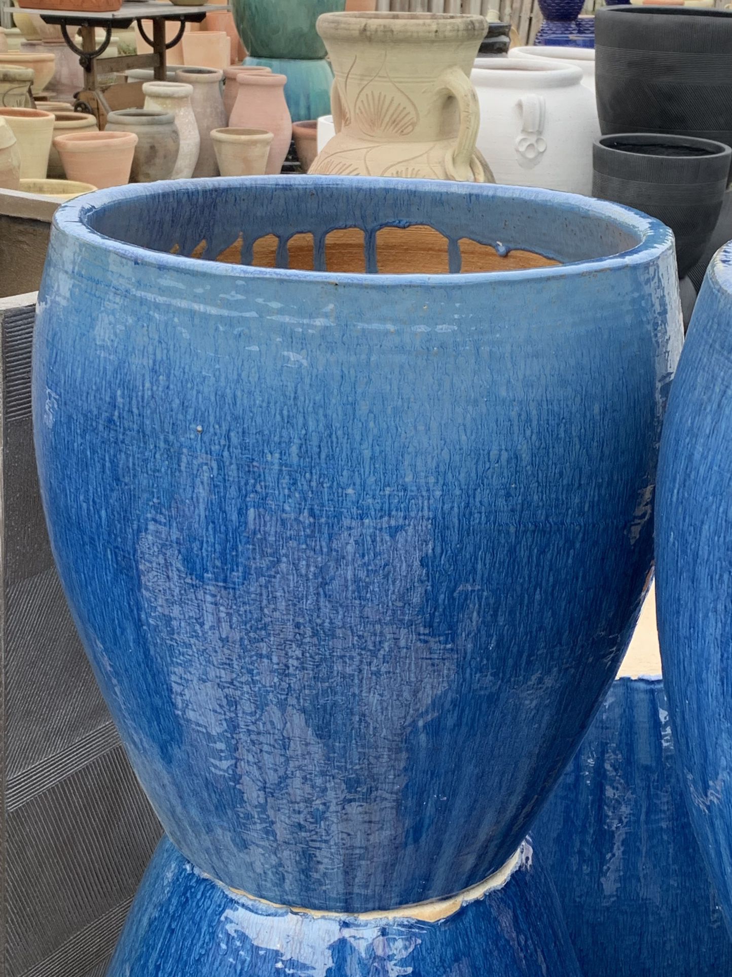 Glazed Ceramic Pot Sizes In The Description Below ⬇️ 