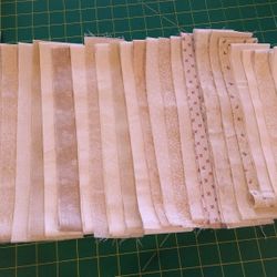 Quilt Fabric--2 3/4 Yds Neutral 2.5" Strip Bundle