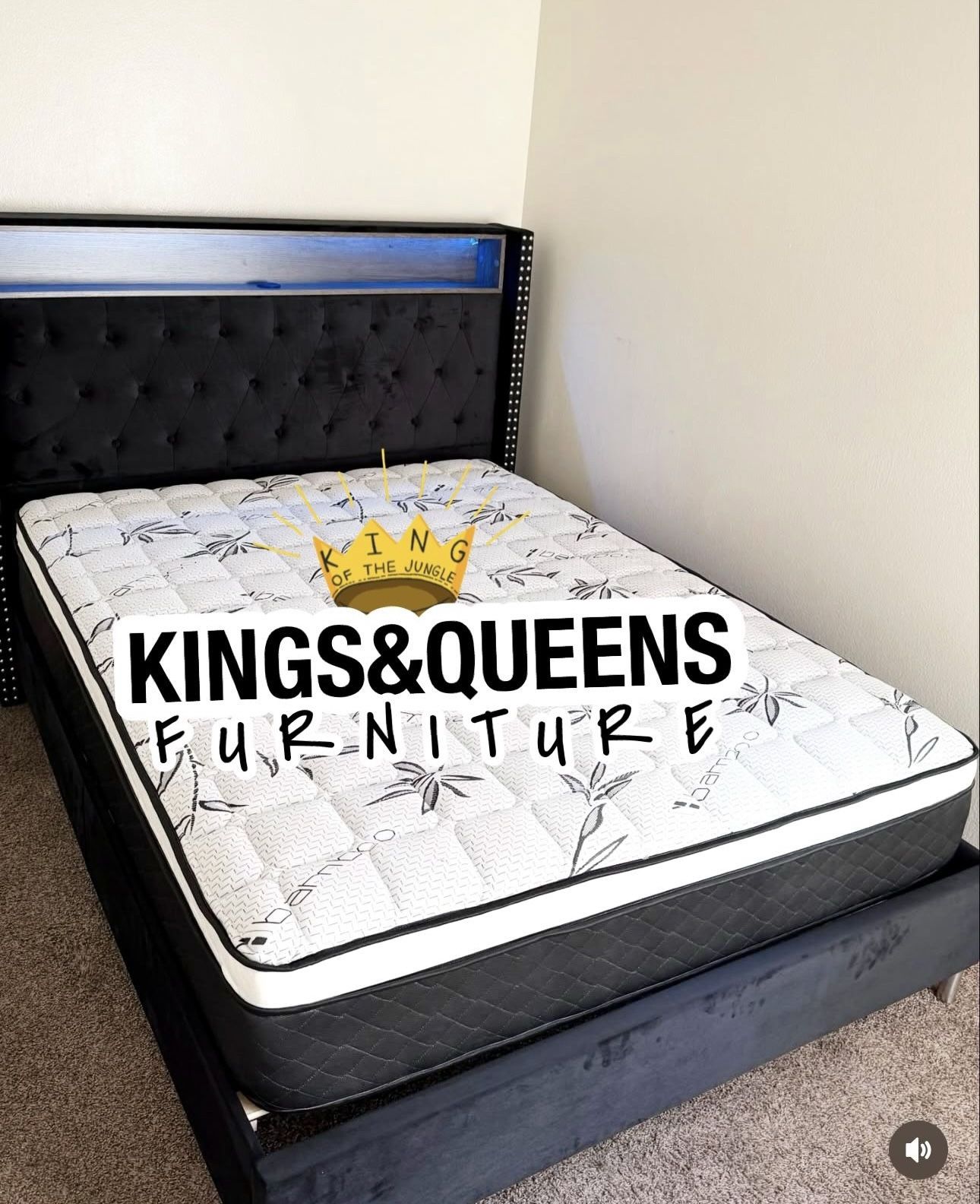 New Queen Bed Frame With Mattress