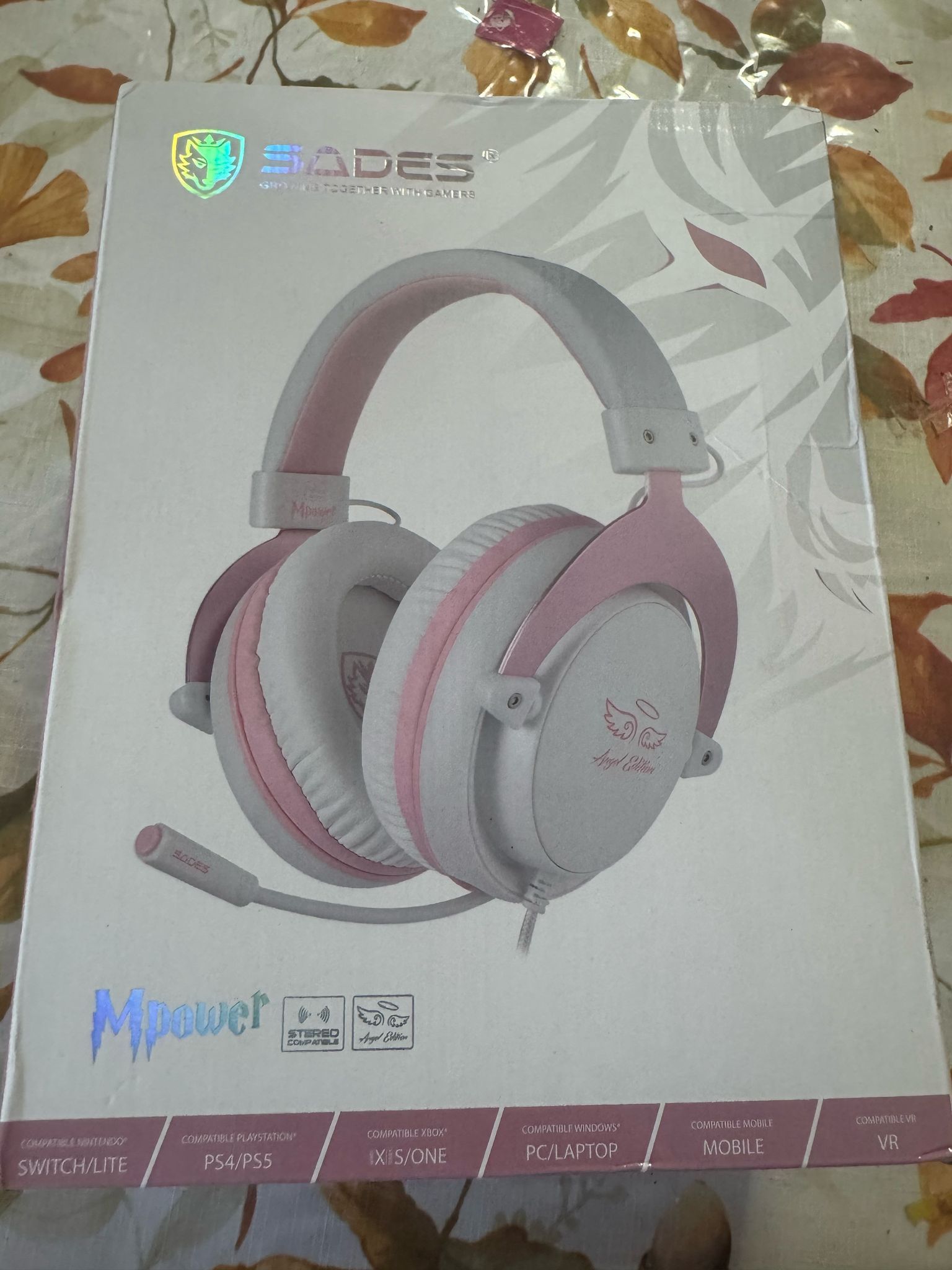 SADES MPOWER Stereo Gaming Headset for PS4, PC, Mobile, Noise Cancelling Over Ear Headphones with Retractable and Flexible Mic & Soft Memory Earmuffs