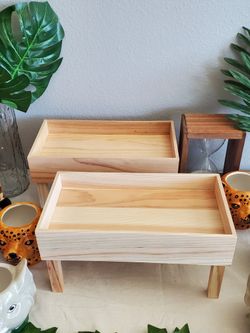 Two Wooden Organizers 