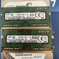 Samsung 4gb 1Rx8 PC3L - 12800S - 11-13-B4