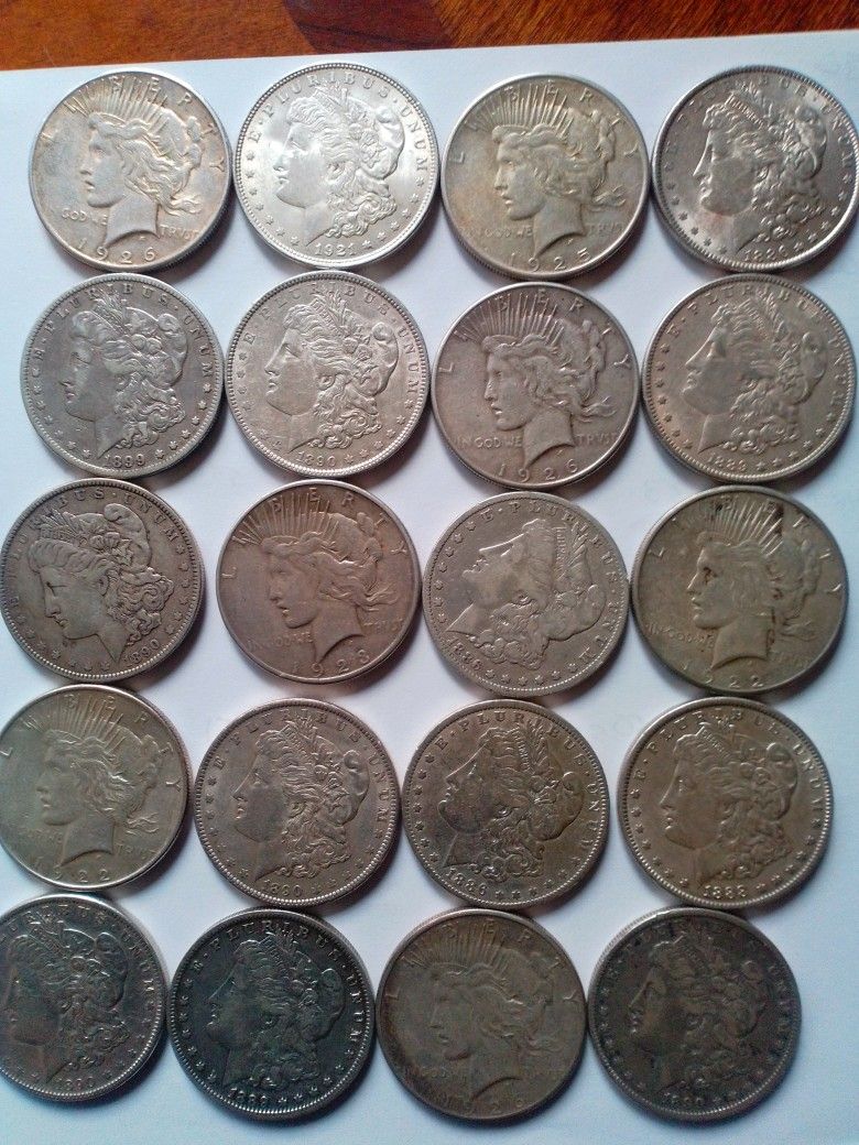 Silver Dollars $47 Each